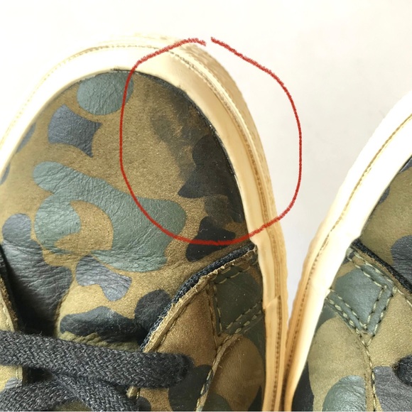 Converse All Star Chuck Taylor Camo Leather Unisex Sneakers Men’s 5 Women’s 7 - Picture 12 of 13